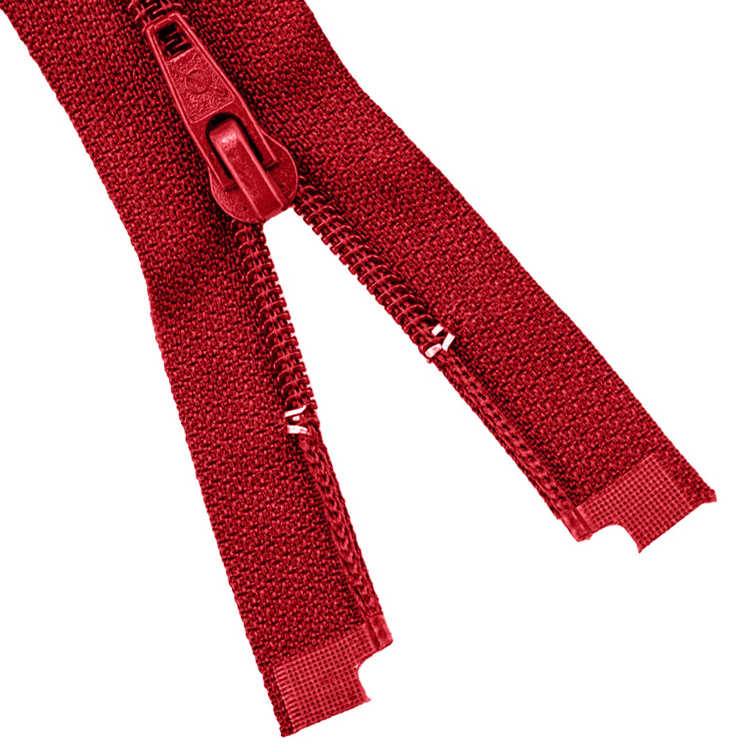 100% Nylon Separating Zipper for Sewing Crafts, 14" Inch, 1 Piece, Assorted Colors