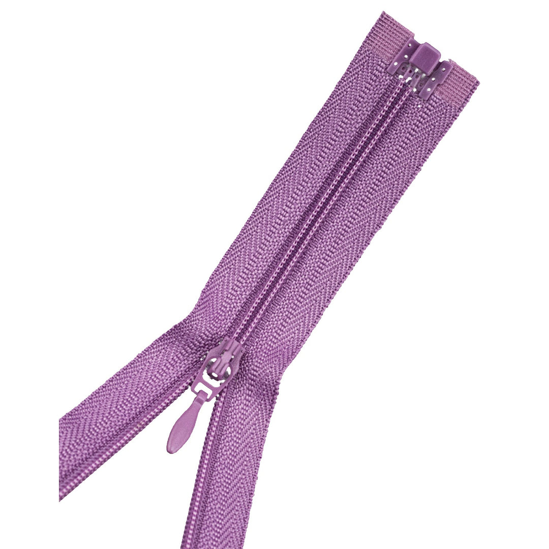 100% Nylon Separating Zipper for Sewing, 24" Inches, 1 Piece, Assorted Colors