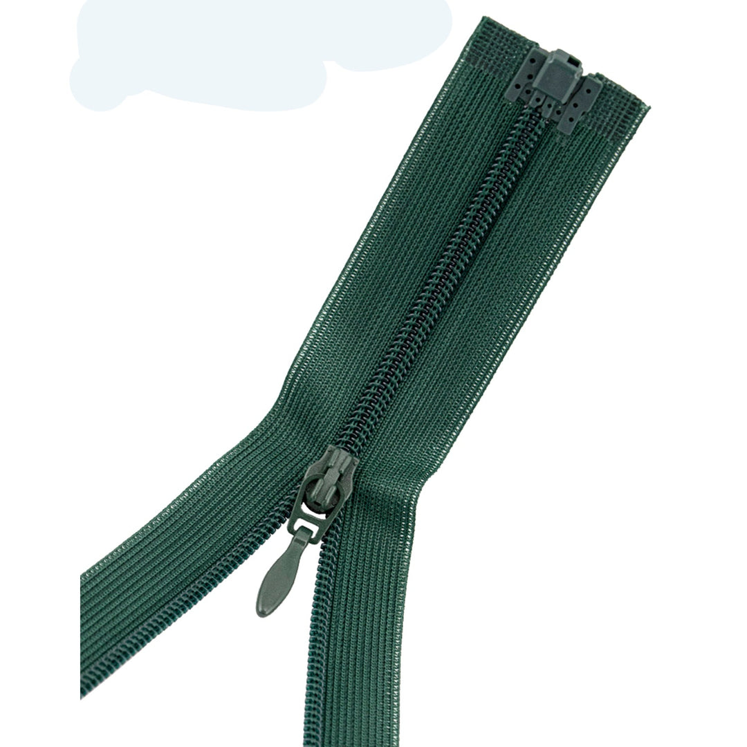 100% Nylon Separating Zipper for Sewing, 24" Inches, 1 Piece, Assorted Colors