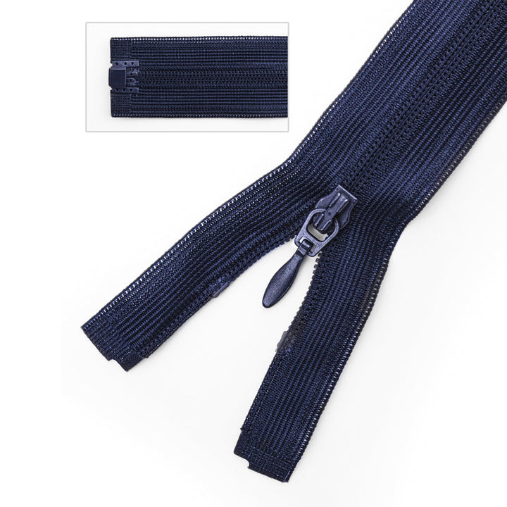 100% Nylon Separating Zipper for Sewing, 14" Inch, 1 Piece, Assorted Colors, 6-Pack