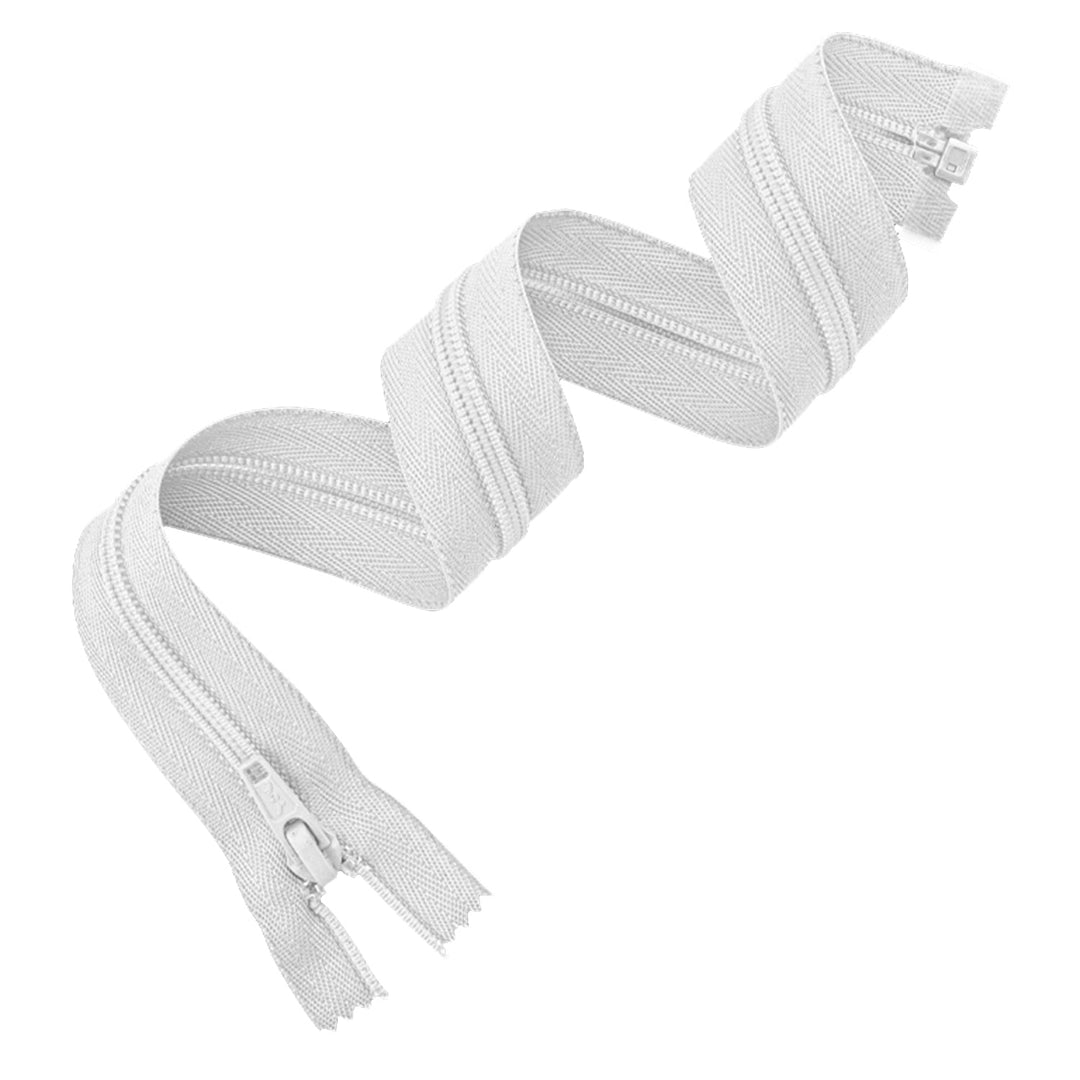 100% Polyester Zippers for Sewing, 18" inches, 1 Piece, 6-Pack