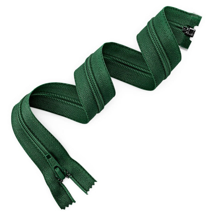 100% Polyester Zippers for Sewing, 18" inches, 1 Piece, 6-Pack