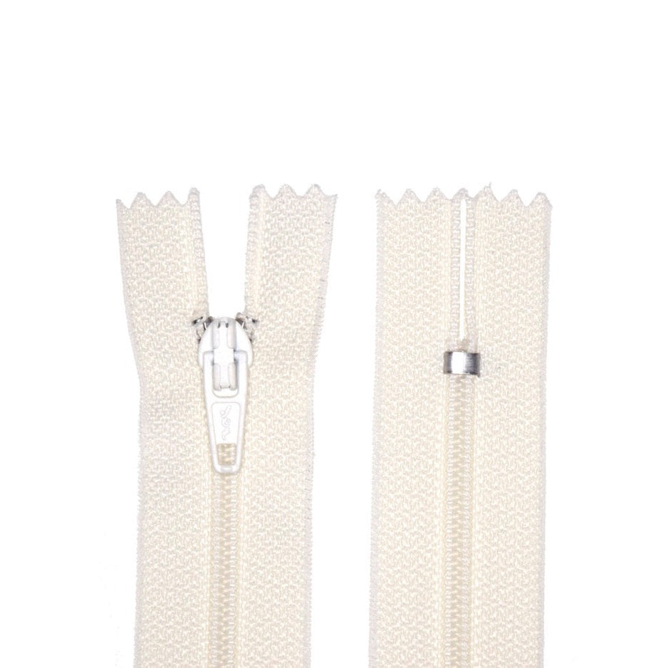 100% Nylon Zippers for Sewing Crafts, 12" inch, 1 Piece, Variety Colors, 6-Pack