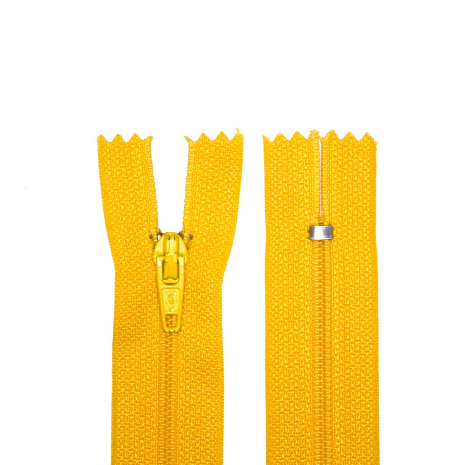 100% Nylon Zippers for Sewing Crafts, 18" inch, 1 Piece, Variety Colors, 6-Pack