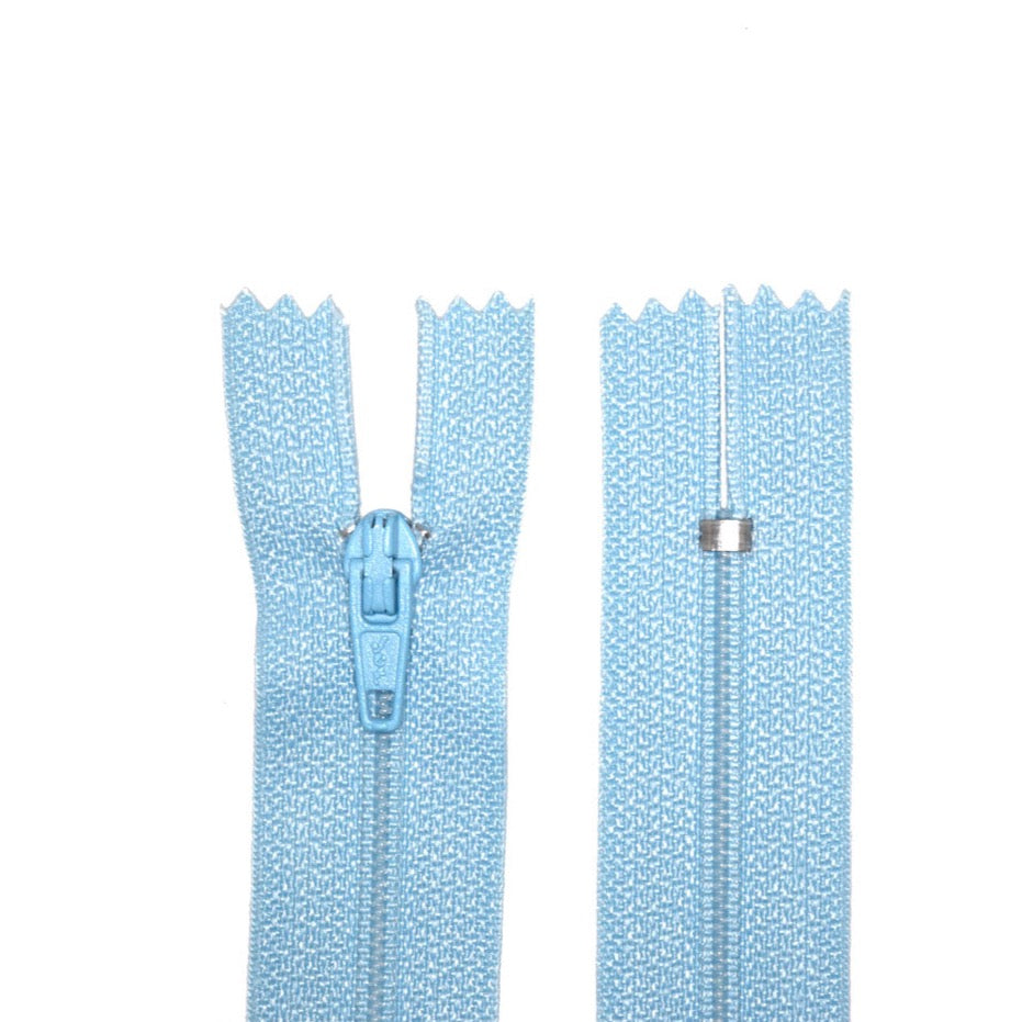 100% Nylon Zippers for Sewing Crafts, 12" inch, 1 Piece, Variety Colors, 6-Pack