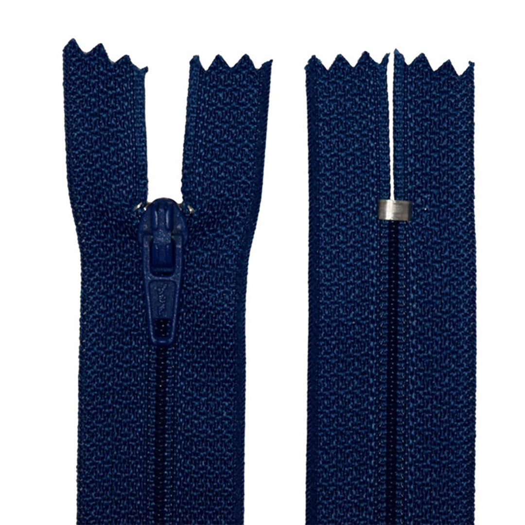 100% Nylon Zippers for Sewing Crafts, 18" inch, 1 Piece, Variety Colors