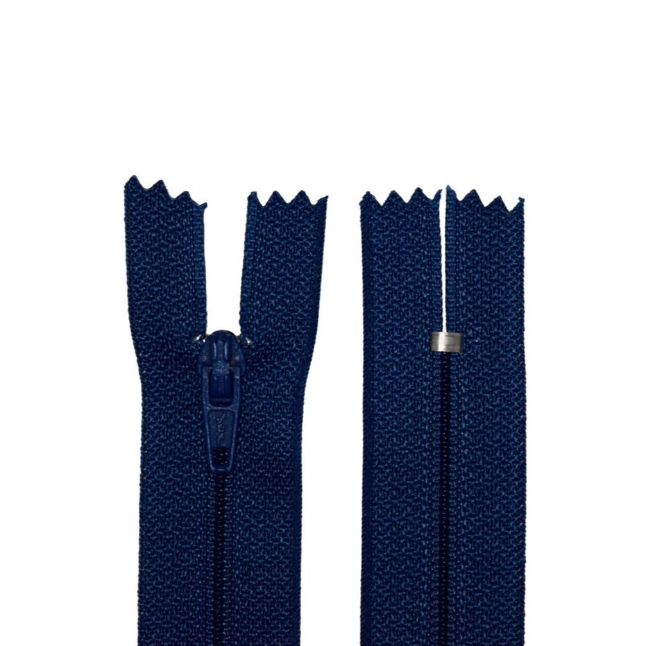 100% Nylon Zippers for Sewing Crafts, 12" inch, 1 Piece, Variety Colors, 6-Pack