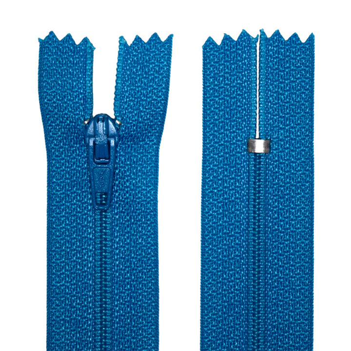 100% Nylon Zippers for Sewing Crafts, 18" inch, 1 Piece, Variety Colors