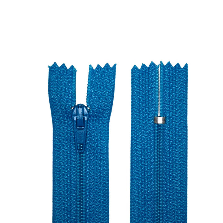 100% Nylon Zippers for Sewing Crafts, 12" inch, 1 Piece, Variety Colors, 6-Pack