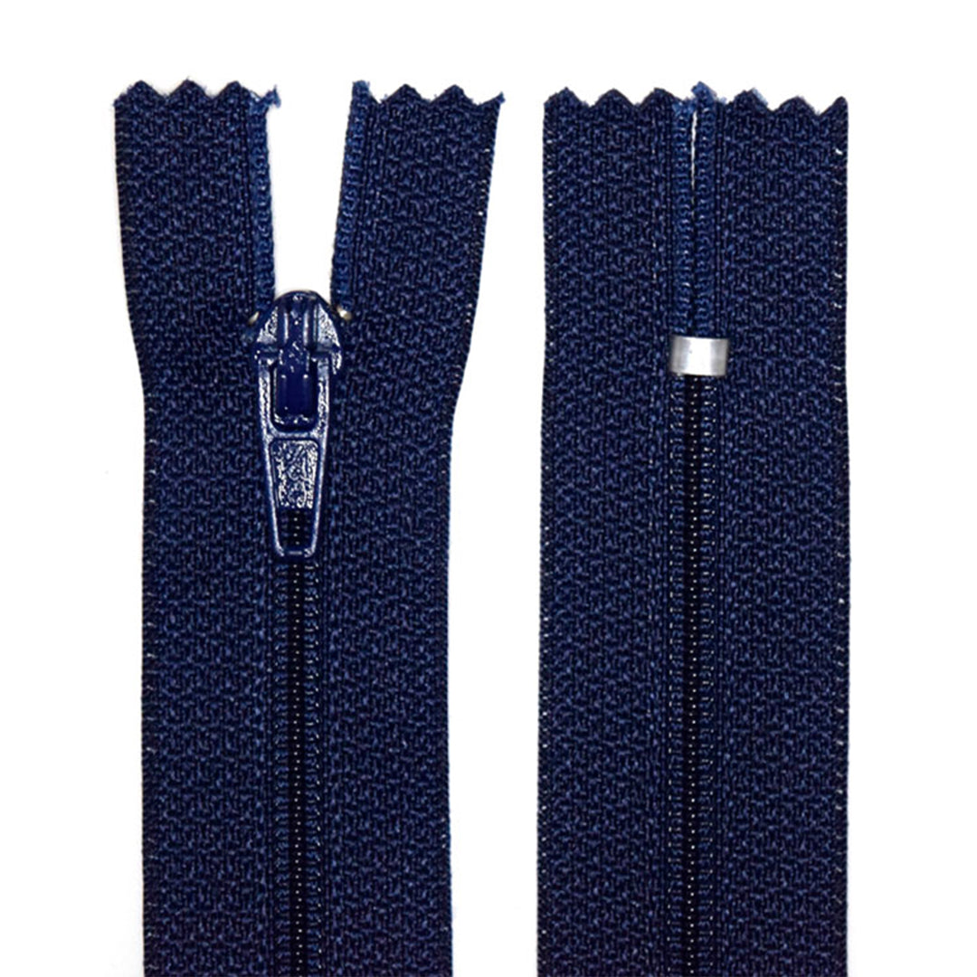 100% Nylon Zippers for Sewing Crafts, 18" inch, 1 Piece, Variety Colors