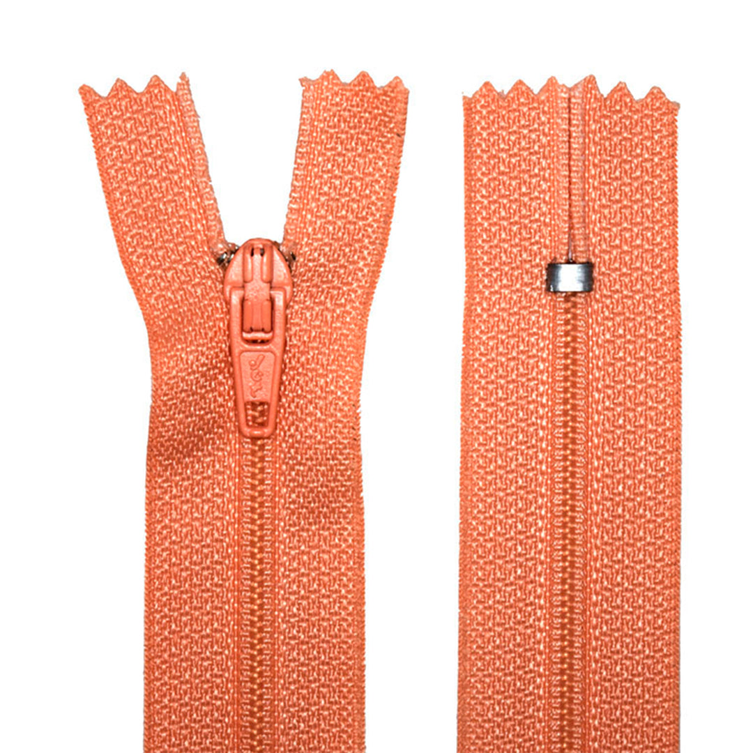 100% Nylon Zippers for Sewing Crafts, 18" inch, 1 Piece, Variety Colors