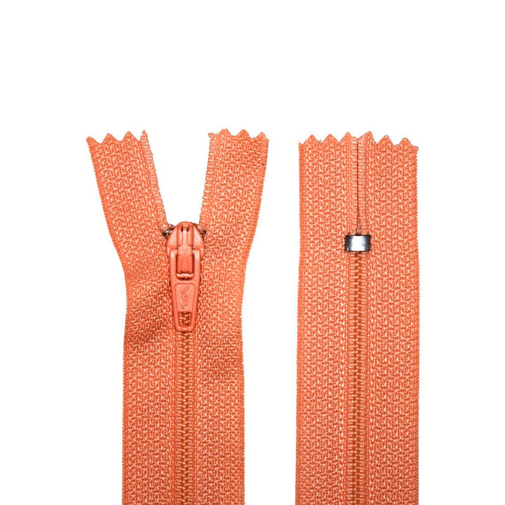 100% Nylon Zippers for Sewing Crafts, 18" inch, 1 Piece, Variety Colors, 6-Pack