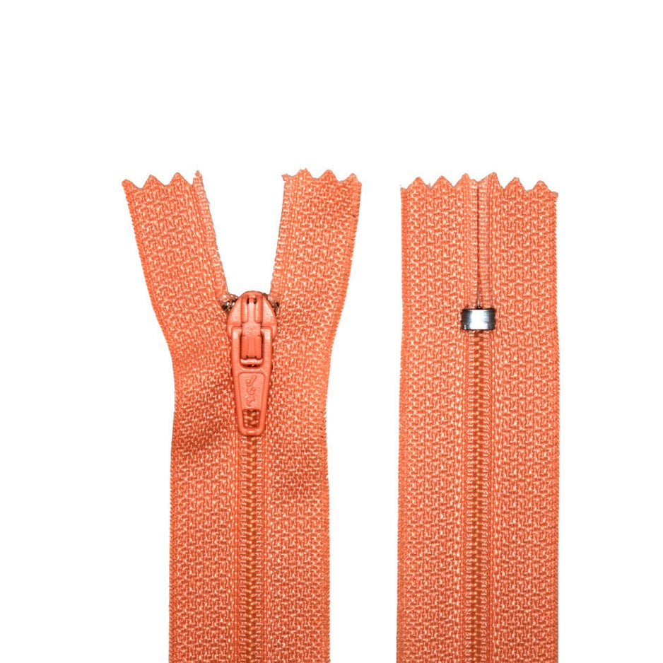 100% Nylon Zippers for Sewing Crafts, 12" inch, 1 Piece, Variety Colors, 6-Pack