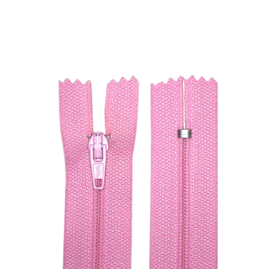 100% Nylon Zippers for Sewing Crafts, 18" inch, 1 Piece, Variety Colors, 6-Pack