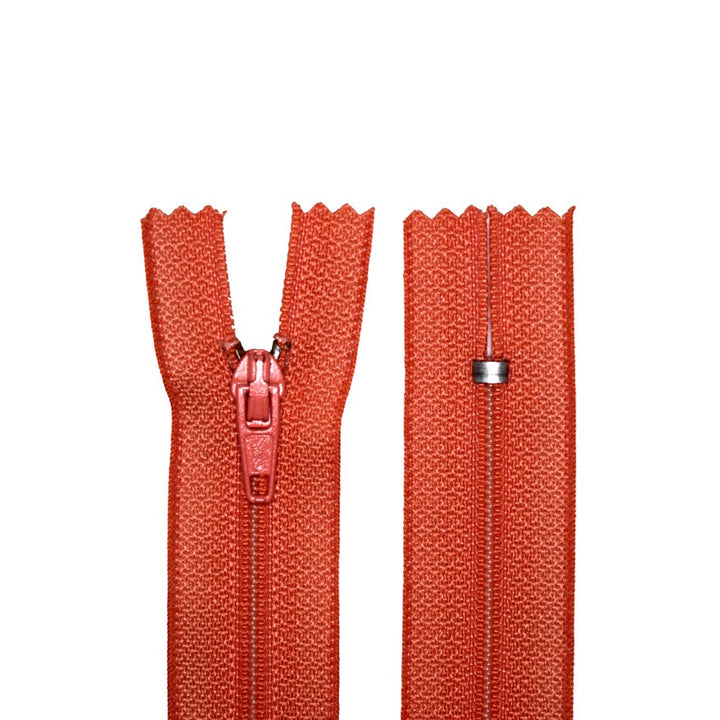 100% Nylon Zippers for Sewing Crafts, 12" inch, 1 Piece, Variety Colors, 6-Pack