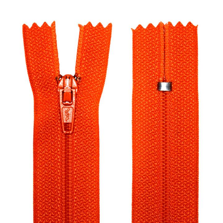 100% Nylon Zippers for Sewing Crafts, 18" inch, 1 Piece, Variety Colors