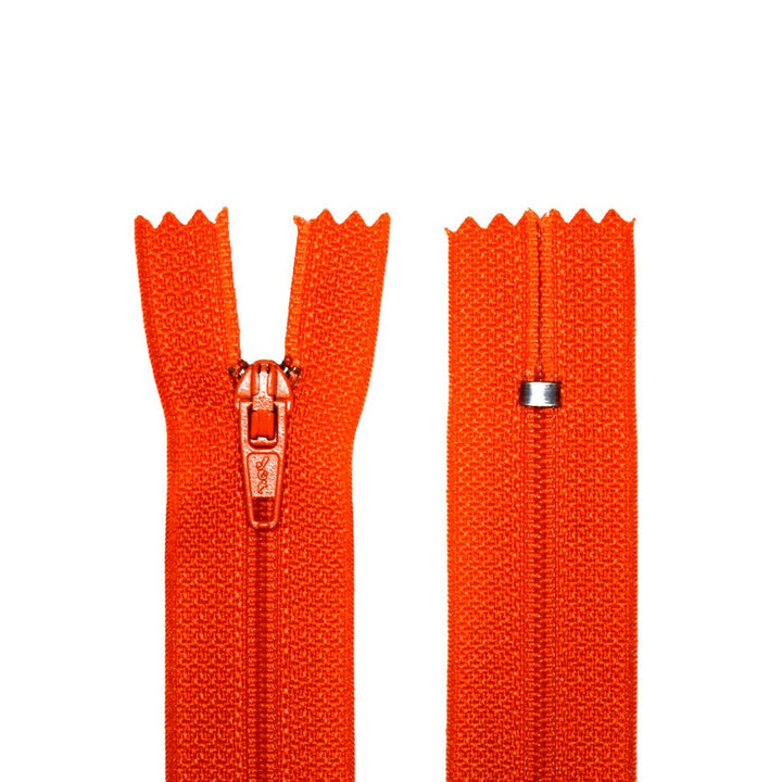 100% Nylon Zippers for Sewing Crafts, 18" inch, 1 Piece, Variety Colors, 6-Pack