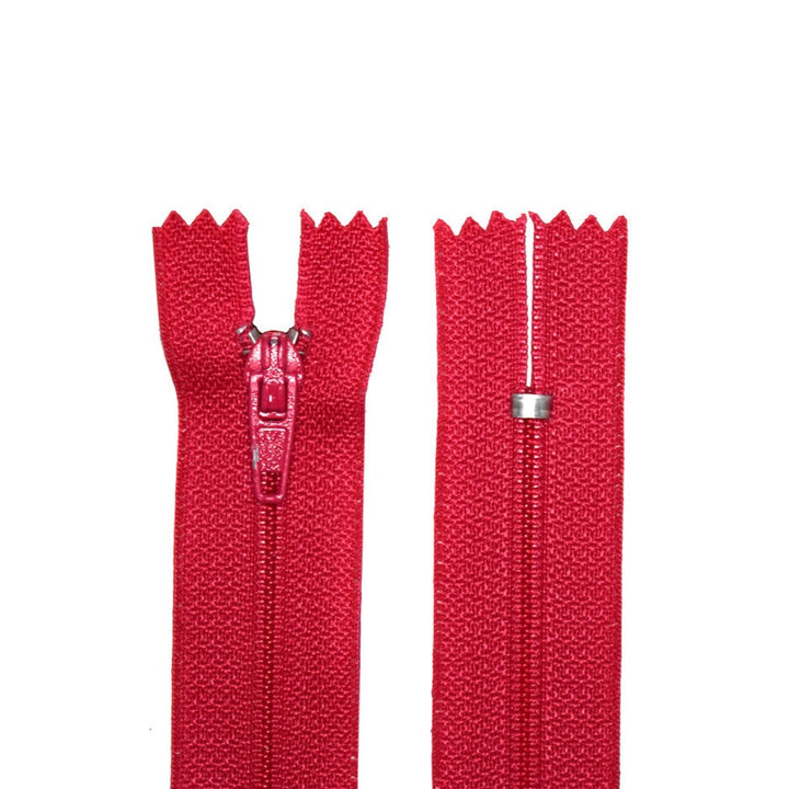 100% Nylon Zippers for Sewing Crafts, 18" inch, 1 Piece, Variety Colors, 6-Pack