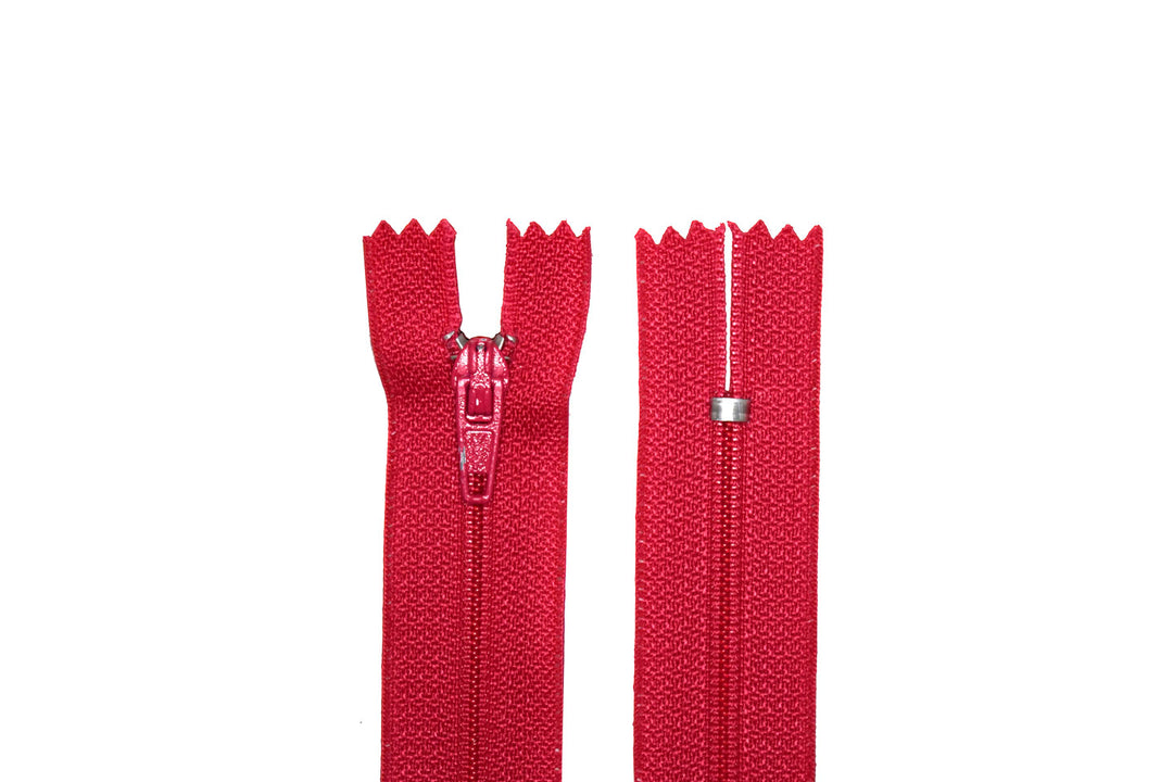 100% Nylon Zippers for Sewing Crafts, 16" inch, 1 Piece, Variety Colors, 6-Pack