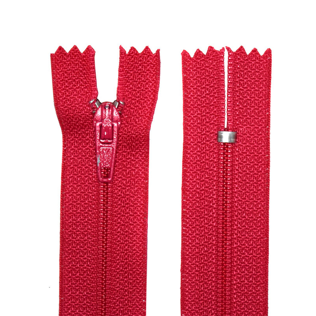 100% Nylon Zippers for Sewing Crafts, 20" inch, 1 Piece, Variety Colors