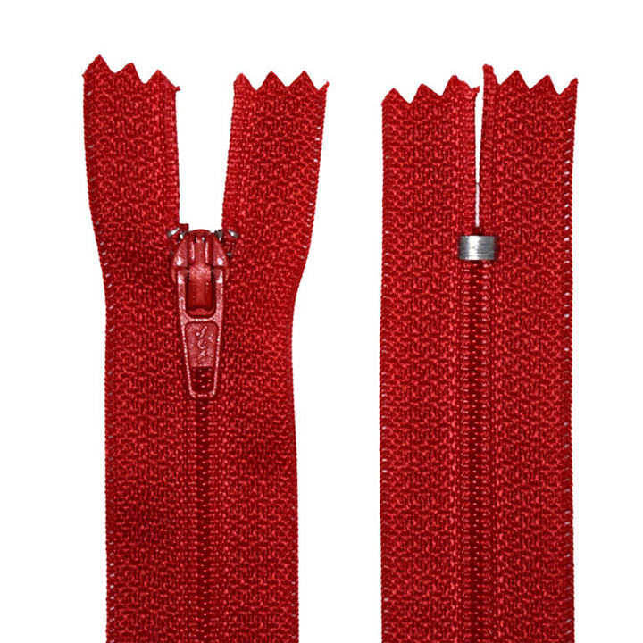 100% Nylon Zippers for Sewing Crafts, 18" inch, 1 Piece, Variety Colors