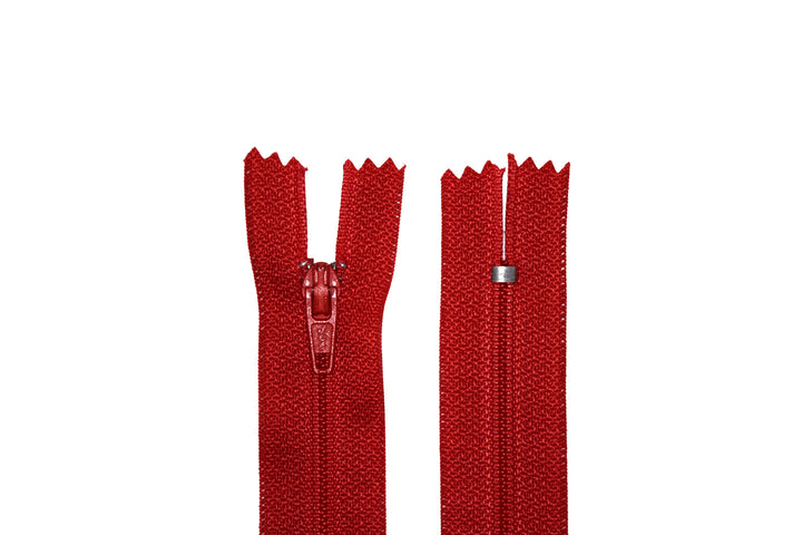 100% Nylon Zippers for Sewing Crafts, 12" inch, 1 Piece, Variety Colors