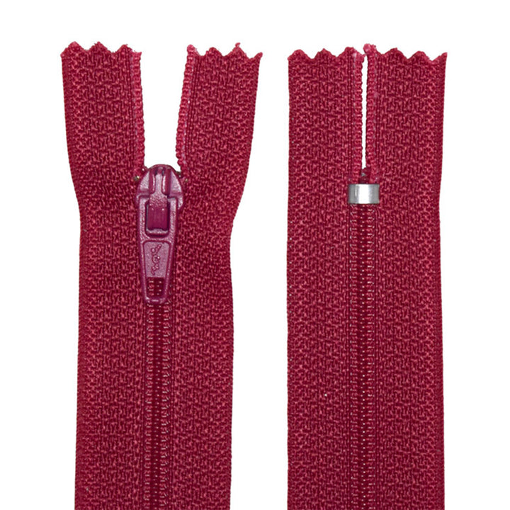 100% Nylon Zippers for Sewing Crafts, 18" inch, 1 Piece, Variety Colors