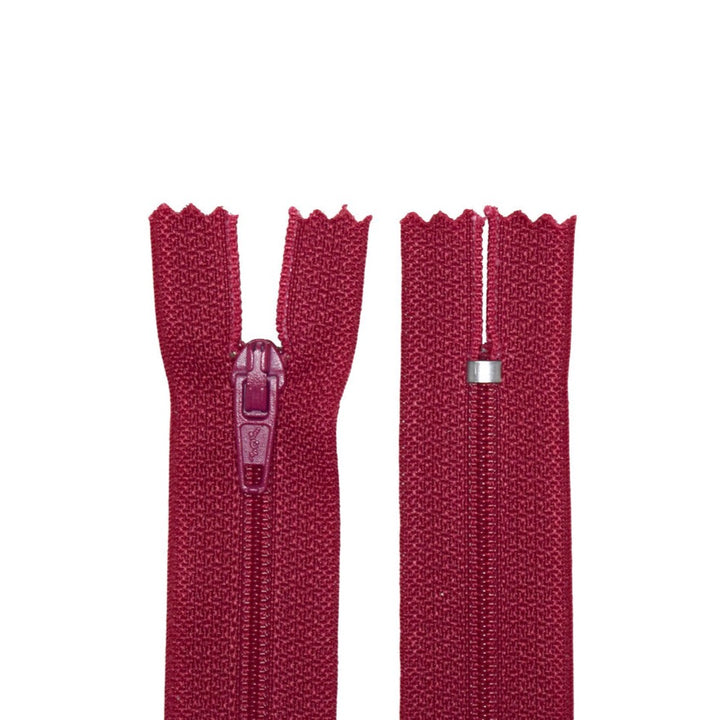 100% Nylon Zippers for Sewing Crafts, 12" inch, 1 Piece, Variety Colors, 6-Pack