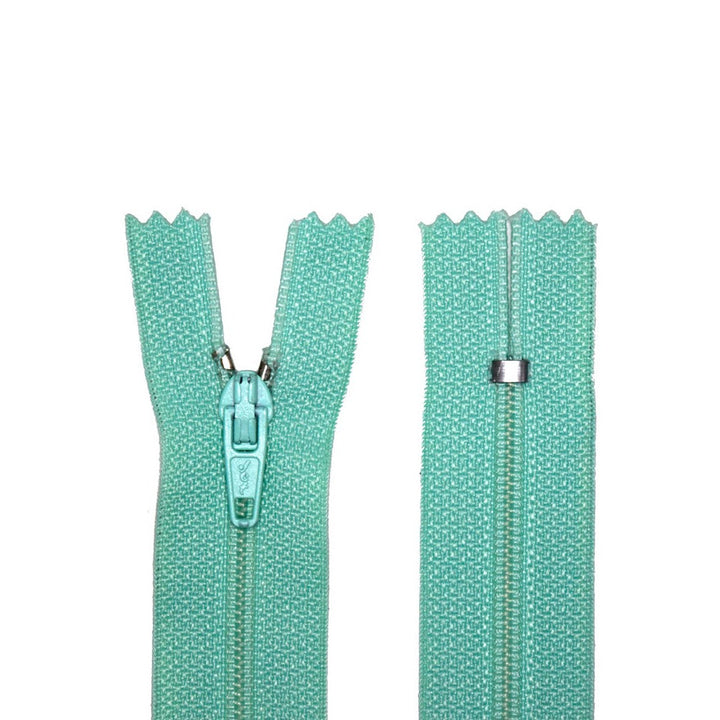 100% Nylon Zippers for Sewing Crafts, 18" inch, 1 Piece, Variety Colors, 6-Pack