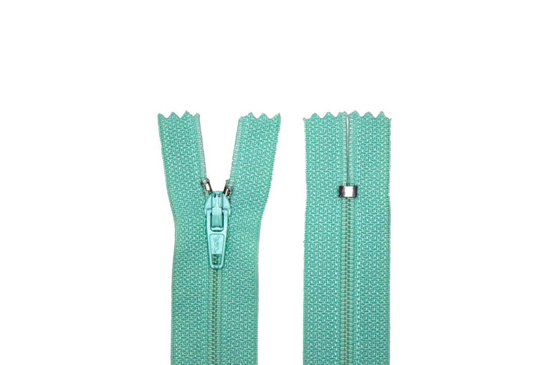 100% Nylon Zippers for Sewing Crafts, 22" inch, 1 Piece, Variety Colors, 6-Pack