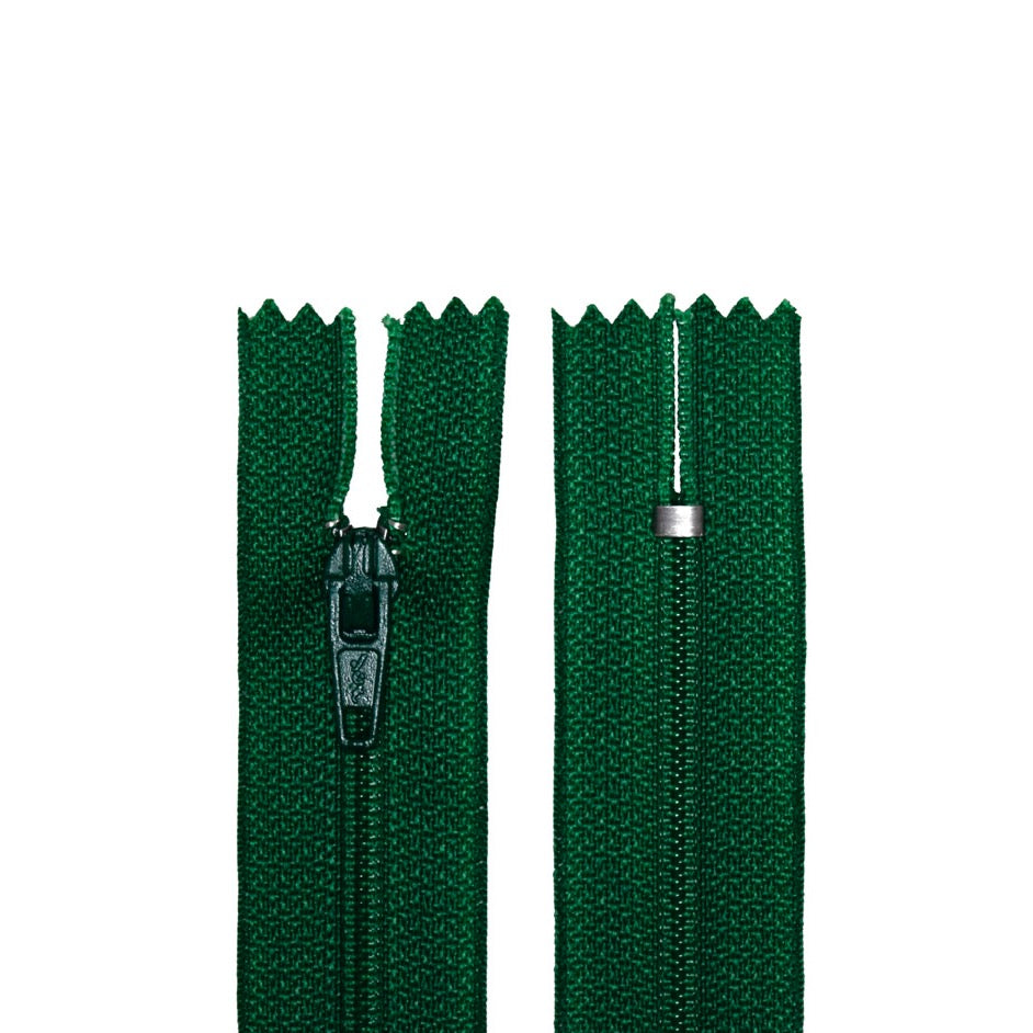 100% Nylon Zippers for Sewing Crafts, 12" inch, 1 Piece, Variety Colors, 6-Pack