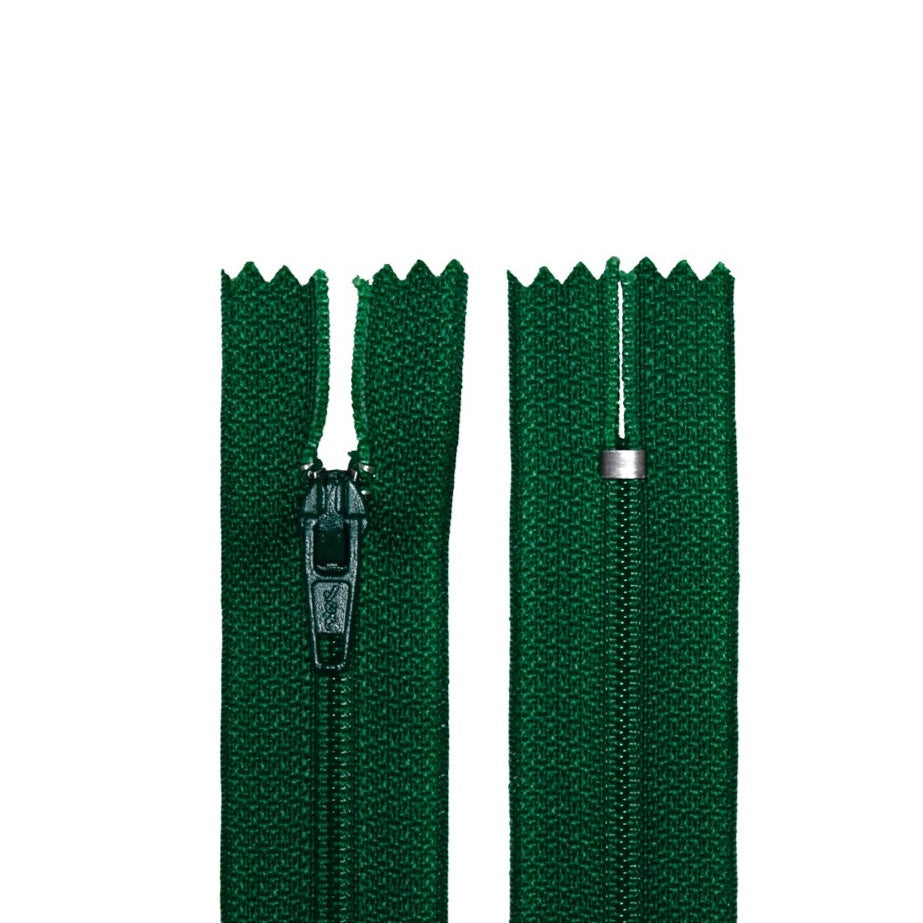 100% Nylon Zippers for Sewing Crafts, 18" inch, 1 Piece, Variety Colors, 6-Pack