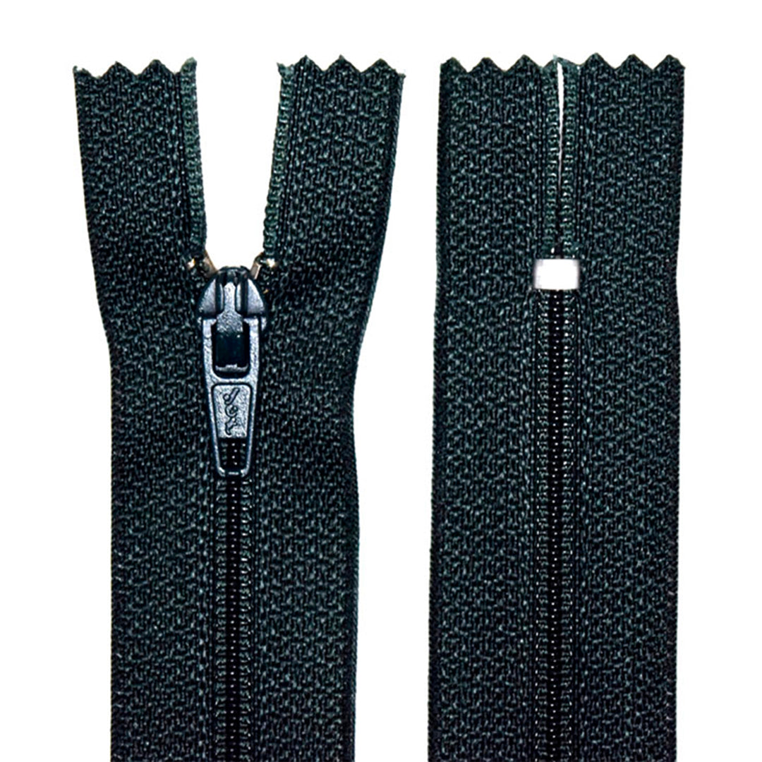 100% Nylon Zippers for Sewing Crafts, 18" inch, 1 Piece, Variety Colors