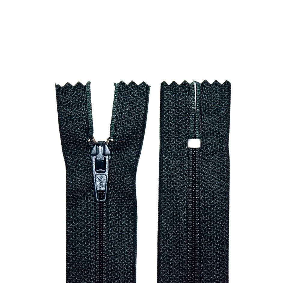 100% Nylon Zippers for Sewing Crafts, 12" inch, 1 Piece, Variety Colors, 6-Pack