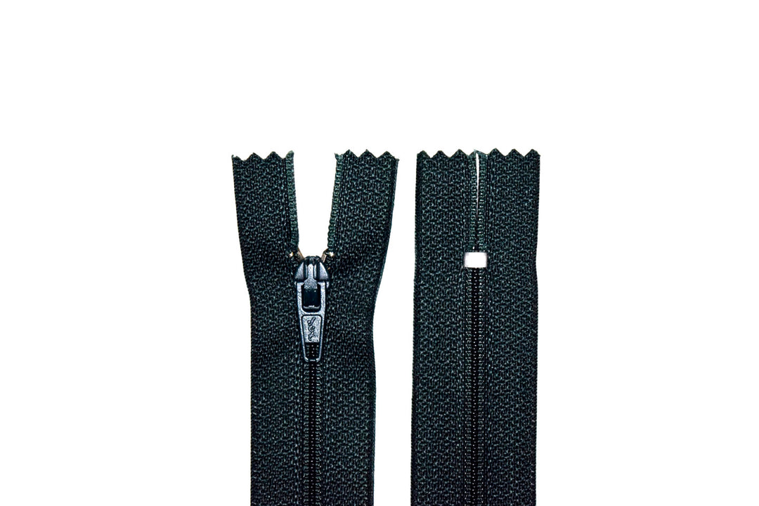 100% Nylon Zippers for Sewing Crafts, 14" inch, 1 Piece, Variety Colors, 6-Pack