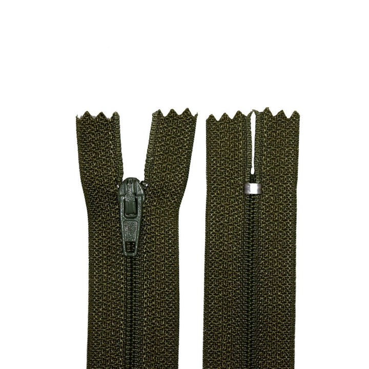 100% Nylon Zippers for Sewing Crafts, 12" inch, 1 Piece, Variety Colors, 6-Pack