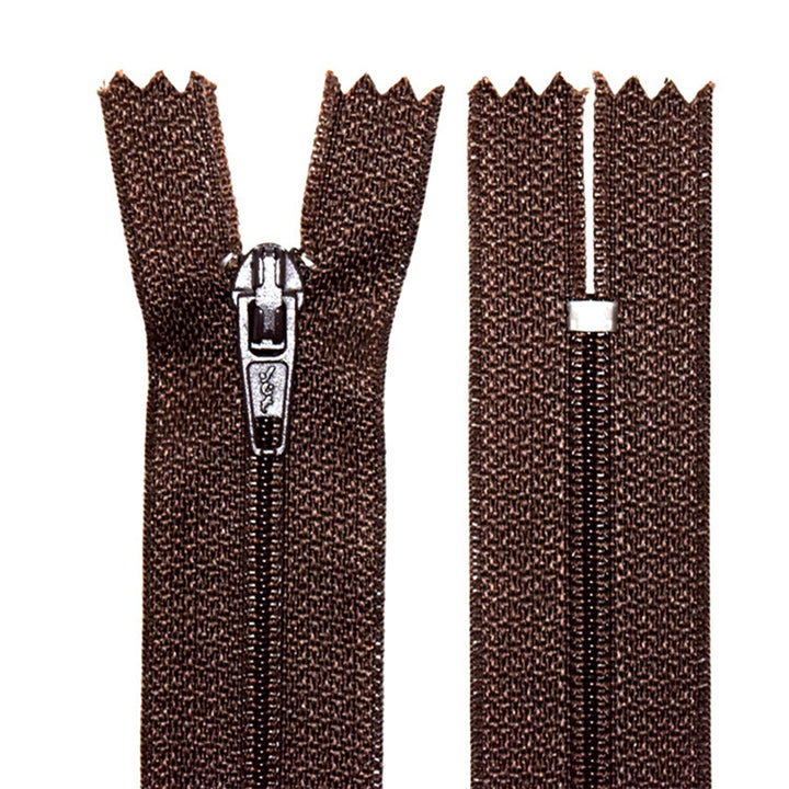 100% Nylon Zippers for Sewing Crafts, 18" inch, 1 Piece, Variety Colors