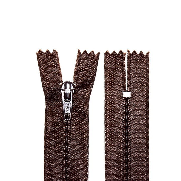 100% Nylon Zippers for Sewing Crafts, 18" inch, 1 Piece, Variety Colors, 6-Pack