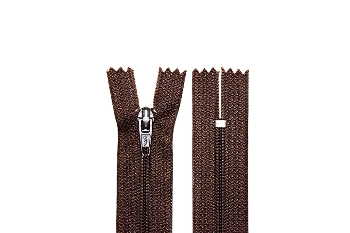 100% Nylon Zippers for Sewing Crafts, 22" inch, 1 Piece, Variety Colors, 6-Pack