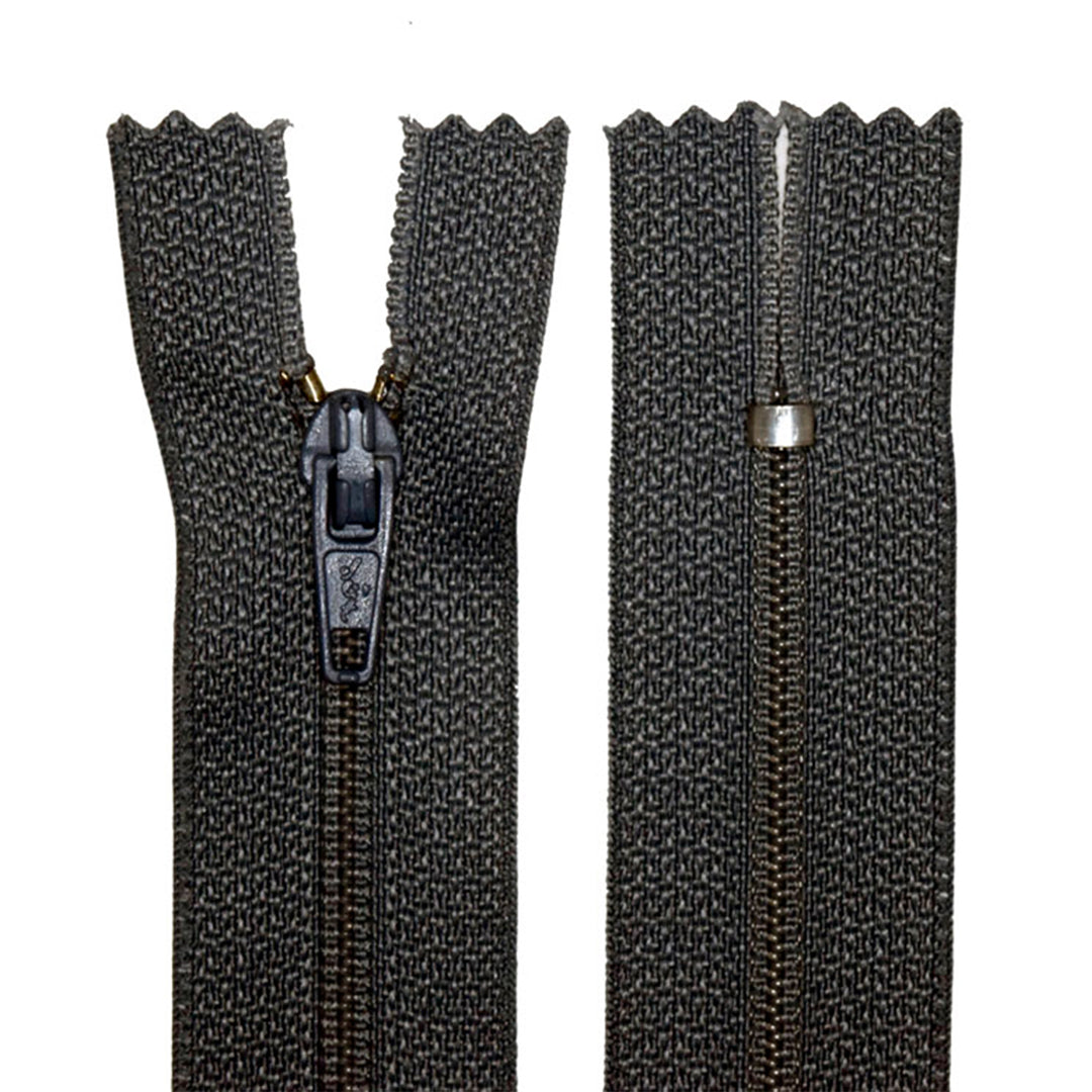 100% Nylon Zippers for Sewing Crafts, 18" inch, 1 Piece, Variety Colors