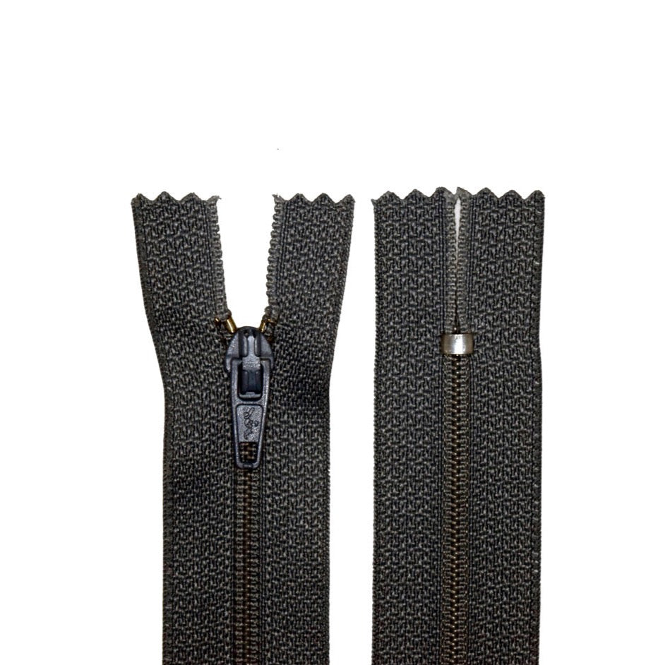 100% Nylon Zippers for Sewing Crafts, 12" inch, 1 Piece, Variety Colors, 6-Pack