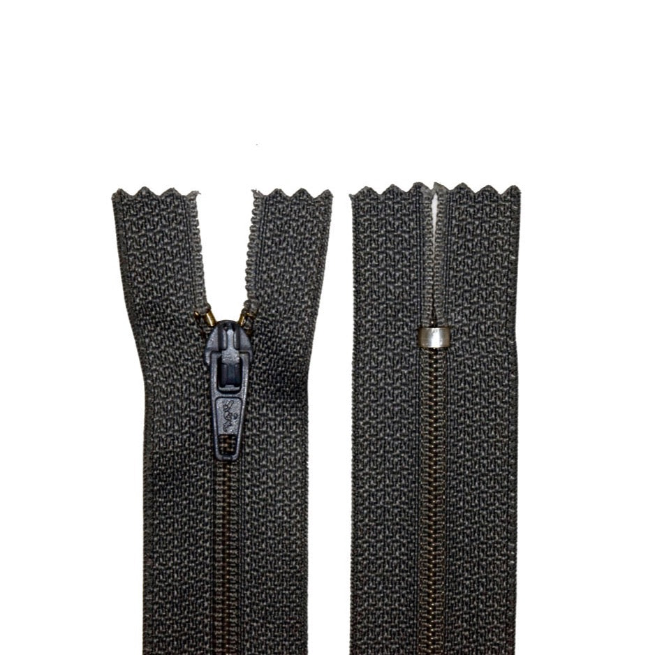 100% Nylon Zippers for Sewing Crafts, 18" inch, 1 Piece, Variety Colors, 6-Pack