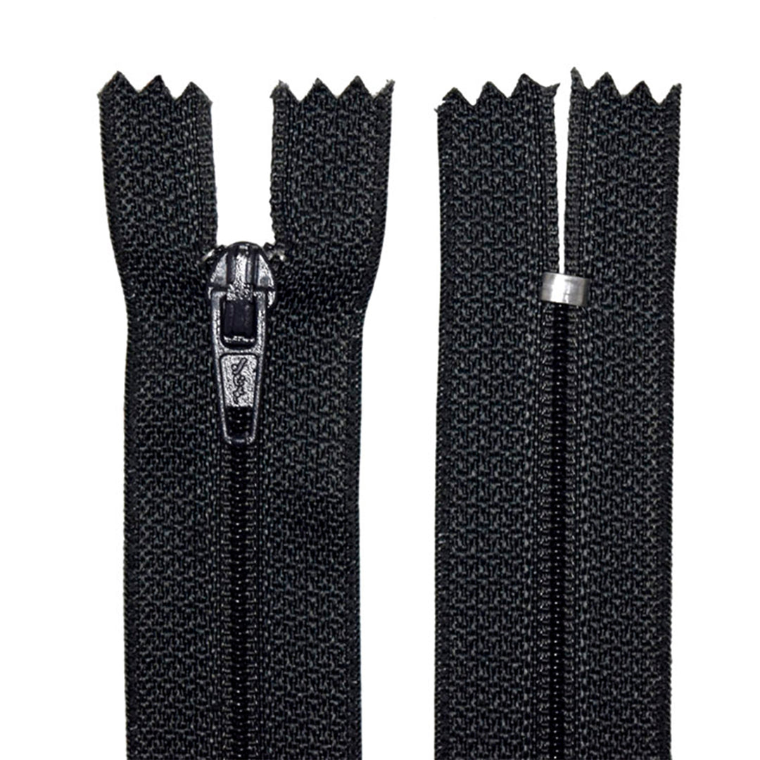 100% Nylon Zippers for Sewing Crafts, 18" inch, 1 Piece, Variety Colors