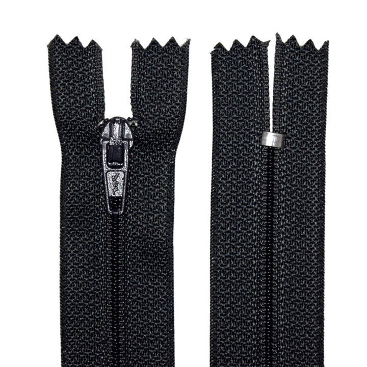 100% Nylon Zippers for Sewing Crafts, 18" inch, 1 Piece, Variety Colors