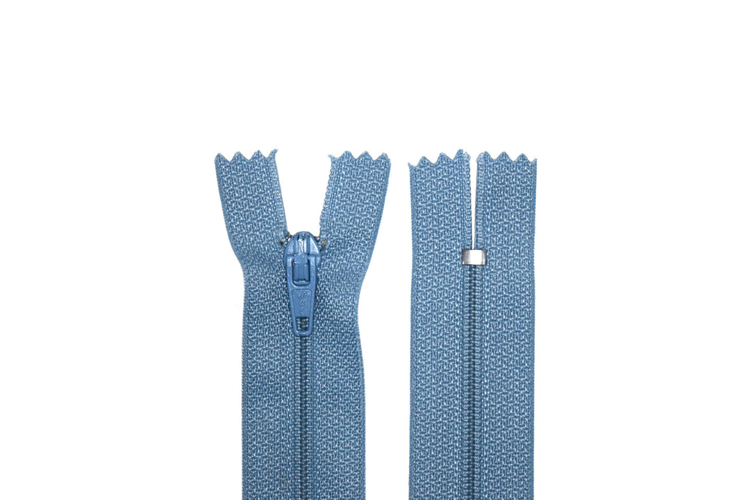 100% Nylon Zippers for Sewing Crafts, 14" inch, 1 Piece, Variety Colors, 6-Pack