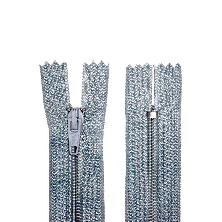 100% Nylon Zippers for Sewing Crafts, 18" inch, 1 Piece, Variety Colors, 6-Pack