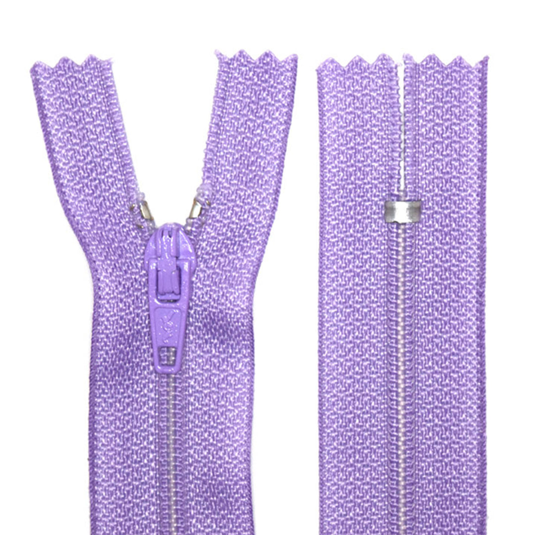 100% Nylon Zippers for Sewing Crafts, 18" inch, 1 Piece, Variety Colors