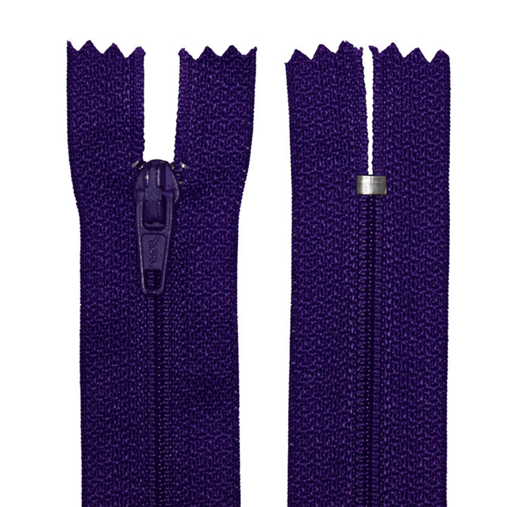 100% Nylon Zippers for Sewing Crafts, 18" inch, 1 Piece, Variety Colors