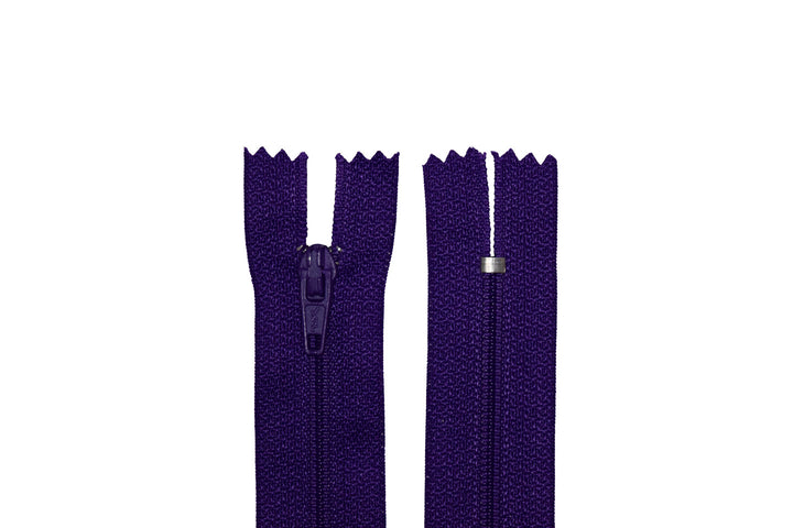 100% Nylon Zippers for Sewing Crafts, 14" inch, 1 Piece, Variety Colors, 6-Pack