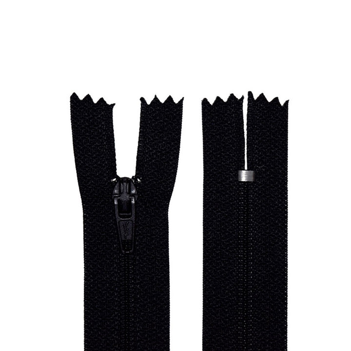 100% Nylon Zippers for Sewing Crafts, 12" inch, 1 Piece, Variety Colors, 6-Pack